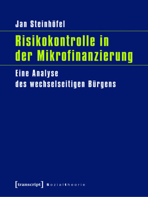 cover image of Risikokontrolle in der Mikrofinanzierung